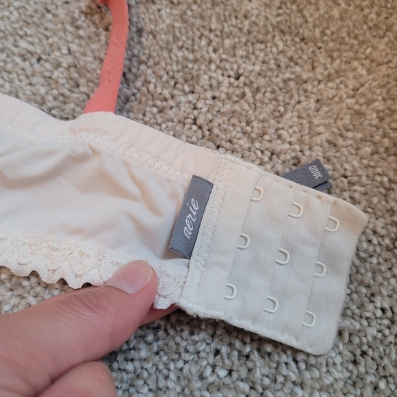 Aerie Everyday Loves Womens White Lace Bra Size 36DD - Picture 3 of 6